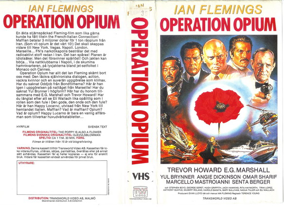 OPERATION OPIUM  (VHS)